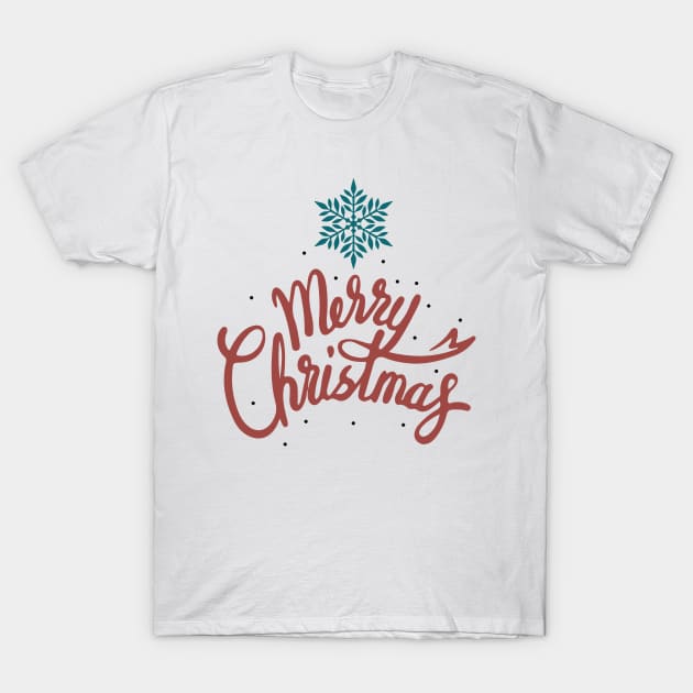 Merry Christmas T-Shirt by Teemperor